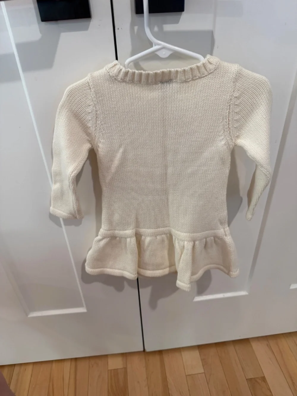 New w/o tags Baby Gap CableKnit Girls 12-18 mo, Pullover Sweater Dress Crew Neck